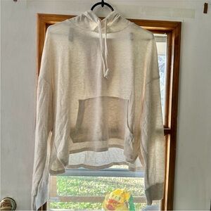 Old Navy Oatmeal Long Sleeve w/ Hood Size L